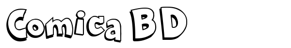 Comica BD font preview